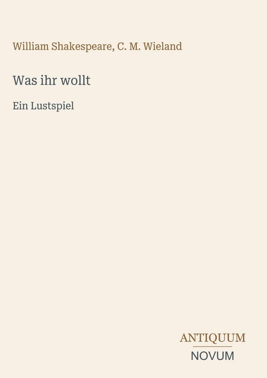 Produktbild: Was ihr wollt