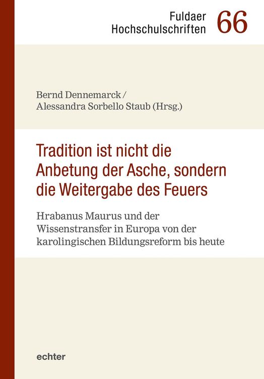 Produktbild: "Tradition ist nicht die Anbetung der Asche, sondern die Weitergabe des Feuers"