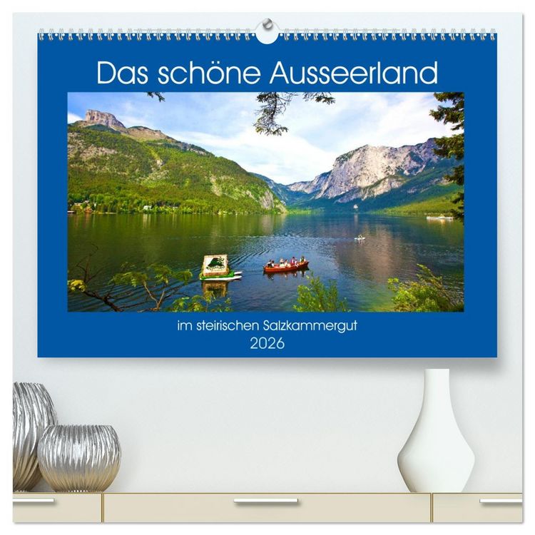 Produktbild: Das sch&ouml;ne Ausseerland (hochwertiger Premium Wandkalender 2026 DIN A2 quer), Kunstdruck in Hochglanz