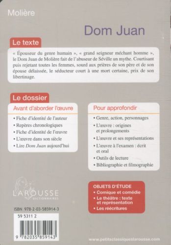 Produktbild: Dom Juan ou Le festin de pierre