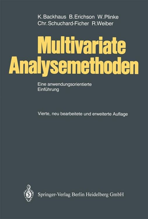 Produktbild: Multivariate Analysemethoden
