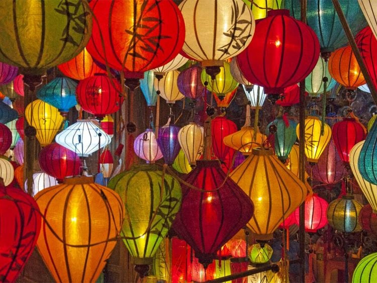 Produktbild: CALVENDO Puzzle Stimmungsvolle Laternen in Vietnam | 1000 Teile Lege-Gr&ouml;&szlig;e 64x48cm Foto-Puzzle f&uuml;r gl&uuml;ckliche Stunden
