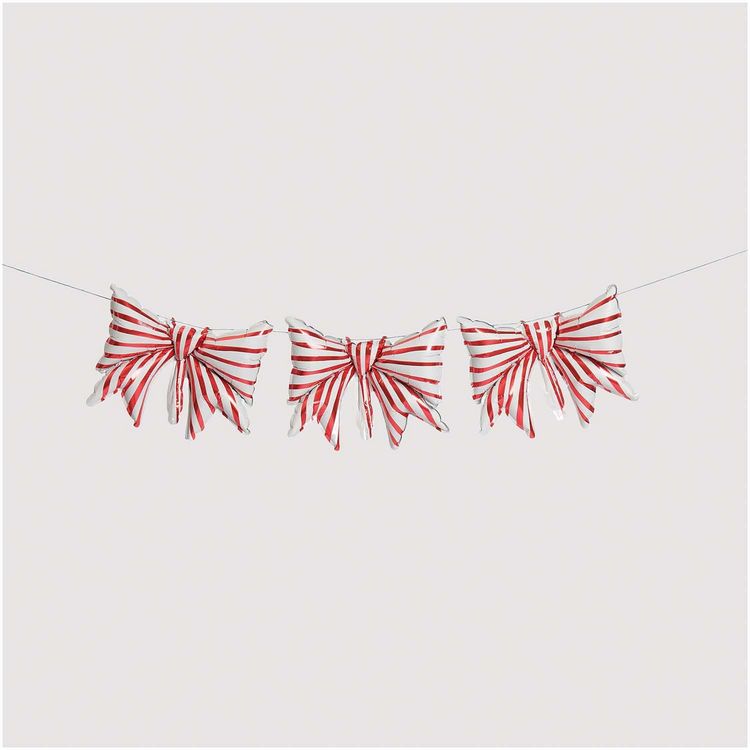 Produktbild: Mini Folienballon Set, Schleifen, 5 Stk, 30 x 25 cm, inkl. 2