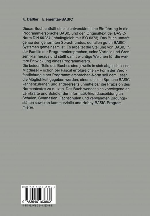 Produktbild: Elementar-BASIC