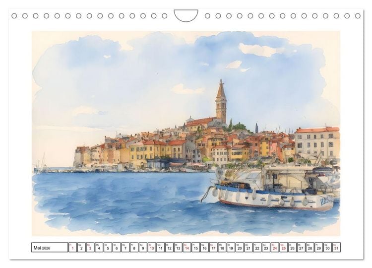Produktbild: Vielf&auml;ltiges Urlaubsland Kroatien (Wandkalender 2026 DIN A4 quer), CALVENDO Monatskalender