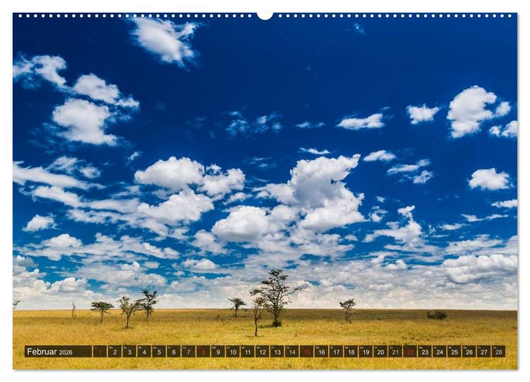 Produktbild: Kenia 2026 (hochwertiger Premium Wandkalender 2026 DIN A2 quer), Kunstdruck in Hochglanz