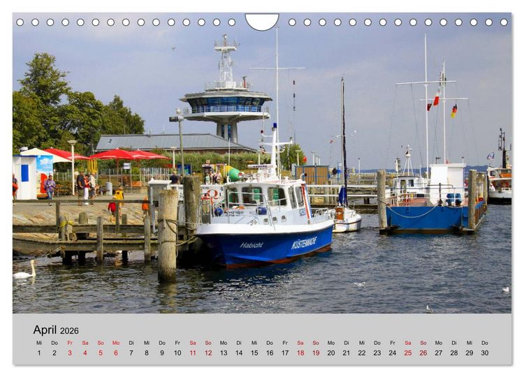Produktbild: Travem&uuml;nde maritim (Wandkalender 2026 DIN A4 quer), CALVENDO Monatskalender