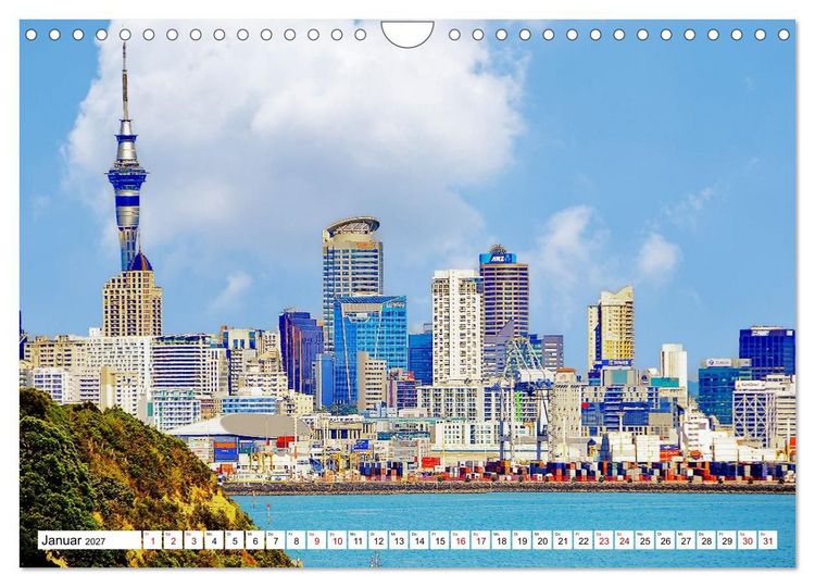 Produktbild: Neuseeland - Land der Kontraste (Wandkalender 2027 DIN A4 quer), CALVENDO Monatskalender