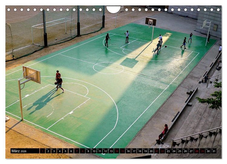 Produktbild: Trendsport Basketball (Wandkalender 2026 DIN A4 quer), CALVENDO Monatskalender