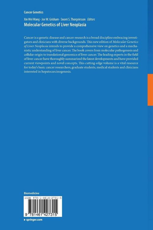Produktbild: Molecular Genetics of Liver Neoplasia