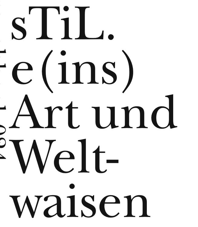 Produktbild: STiL.e(ins) Art und Weltwaisen