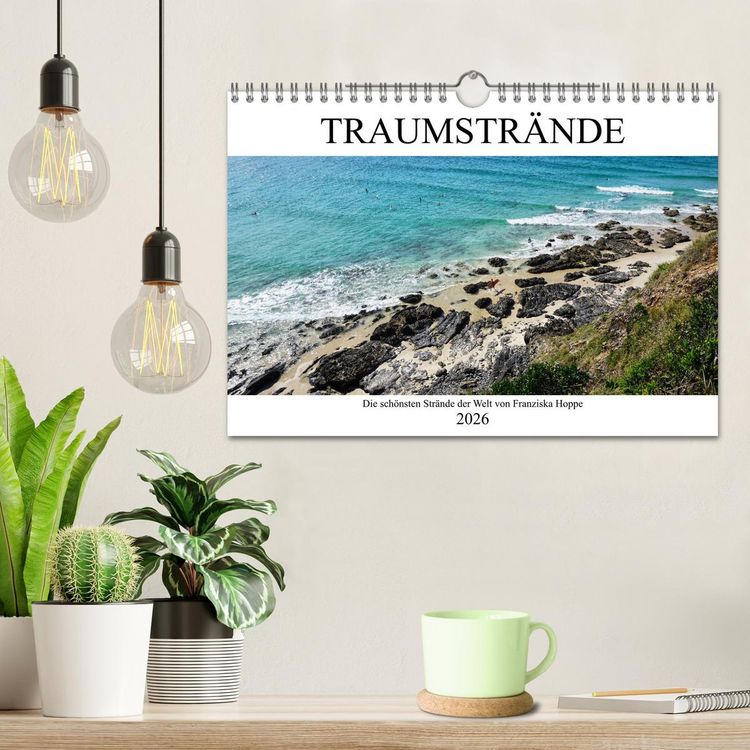 Produktbild: Traumstr&auml;nde - die sch&ouml;nsten Str&auml;nde der Welt (Wandkalender 2026 DIN A4 quer), CALVENDO Monatskalender