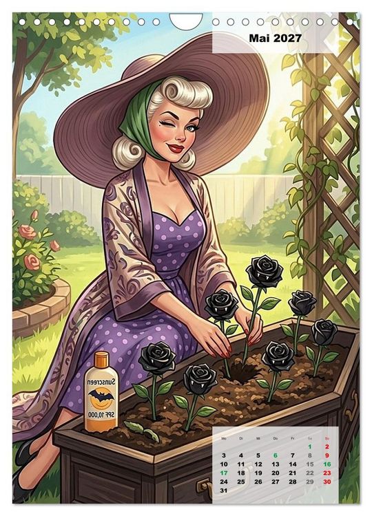 Produktbild: Vampir-Girls (Wandkalender 2027 DIN A4 hoch), CALVENDO Monatskalender