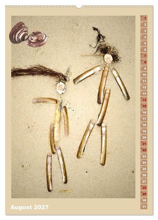 Produktbild: Strandgesellen (hochwertiger Premium Wandkalender 2027 DIN A2 hoch), Kunstdruck in Hochglanz