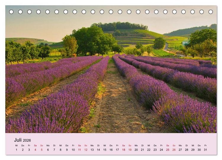 Produktbild: Augenblicke im Kaiserstuhl (Tischkalender 2026 DIN A5 quer), CALVENDO Monatskalender