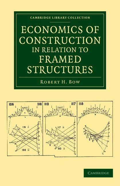 Produktbild: Economics of Construction in Relation to Framed Structures