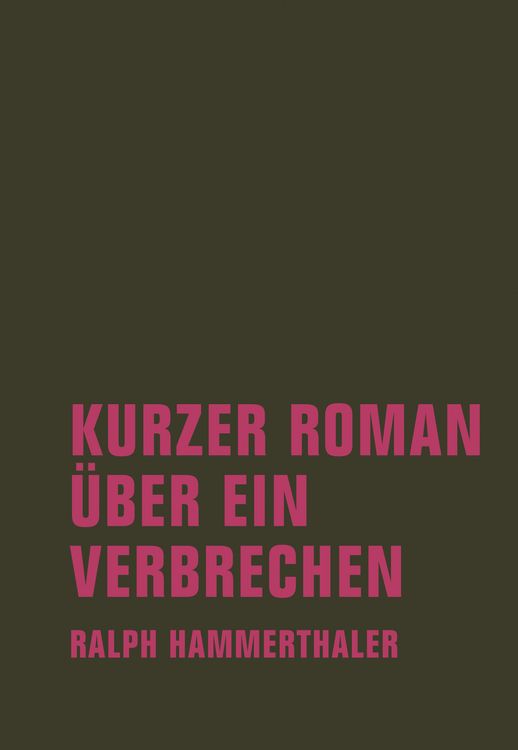 Produktbild: Kurzer Roman &uuml;ber ein Verbrechen