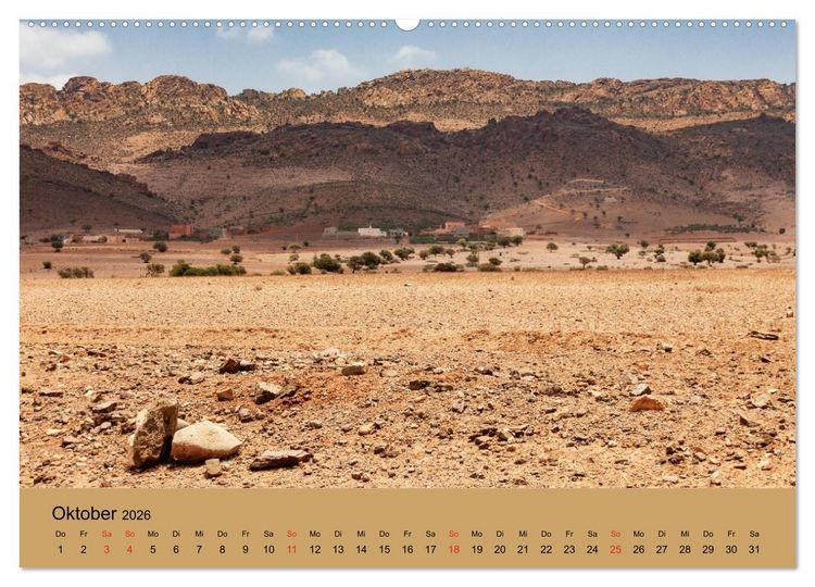 Produktbild: Abenteuer Marokko - eine Reise durch die Region Sous-Massa (hochwertiger Premium Wandkalender 2026 DIN A2 quer), Kunstdruck in Hochglanz