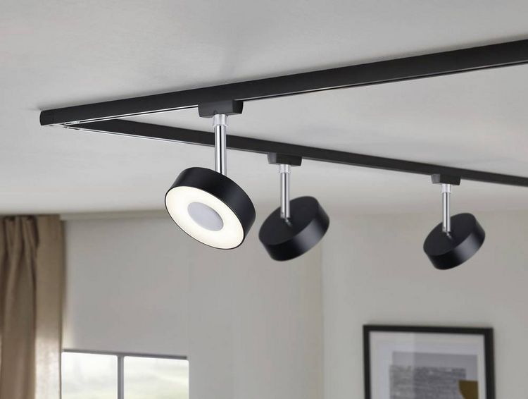 Produktbild: Paulmann Hochvolt-Schienensystem-Leuchte URail 5W LED Schwarz (matt)