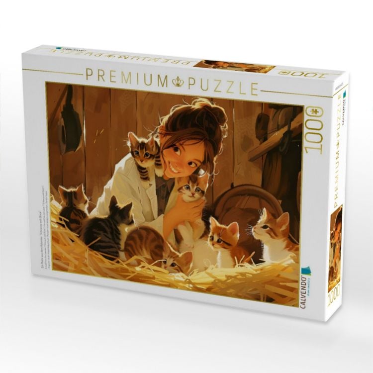Produktbild: CALVENDO Puzzle Ein Motiv aus dem Kalender "Schnauze voll Gl&uuml;ck" | 1000 Teile Lege-Gr&ouml;&szlig;e 64x48cm Foto-Puzzle f&uuml;r gl&uuml;ckliche Stunden