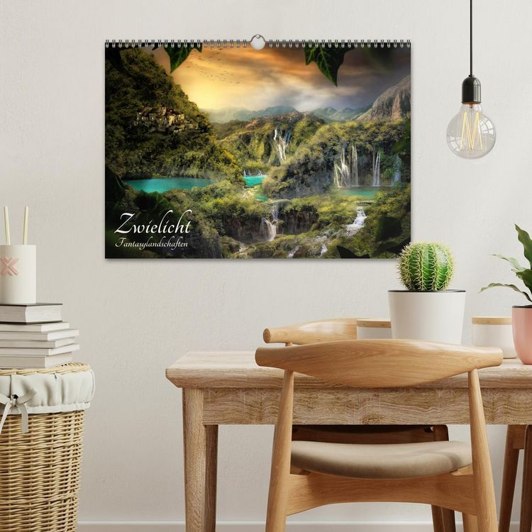 Produktbild: Zwielicht - Fantasylandschaften (Wandkalender 2026 DIN A3 quer), CALVENDO Monatskalender
