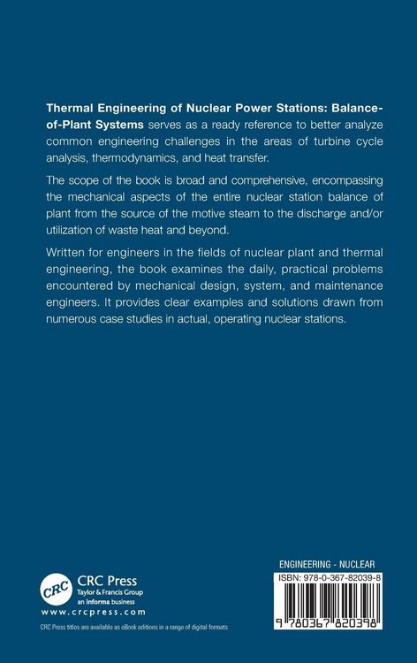 Produktbild: Thermal Engineering of Nuclear Power Stations