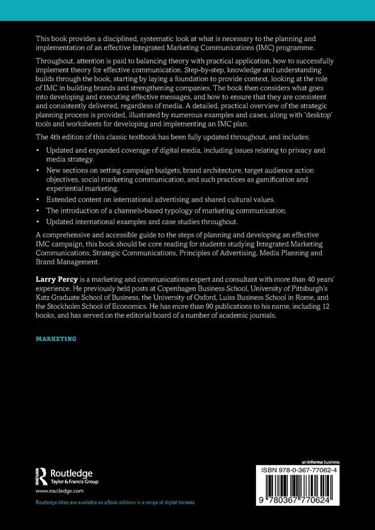 Produktbild: Strategic Integrated Marketing Communications