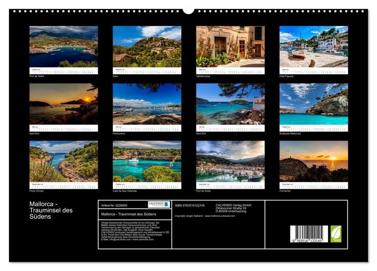 Produktbild: Mallorca - Trauminsel des S&uuml;dens (hochwertiger Premium Wandkalender 2026 DIN A2 quer), Kunstdruck in Hochglanz