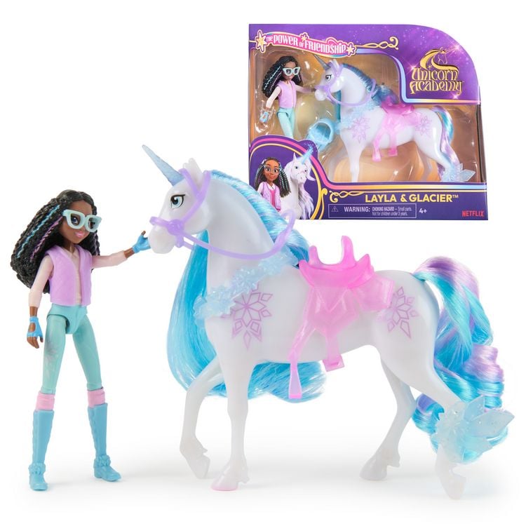 Produktbild: UCA Small Doll & Unicorn Lyla & Glacier