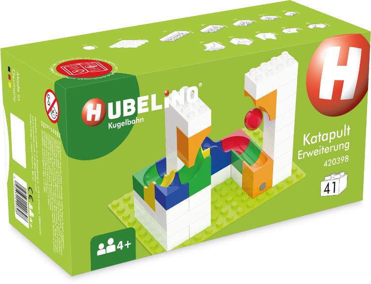 Produktbild: HUBELINO Kugelbahn Katapult Erweiterung (41-teilig)