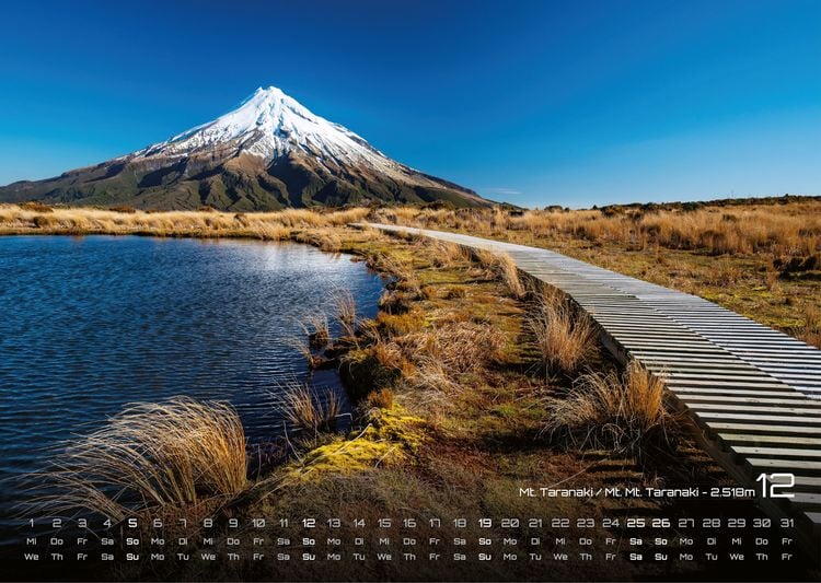 Produktbild: Neuseeland - Das Land der langen wei&szlig;en Wolke - 2027 - Kalender DIN A3