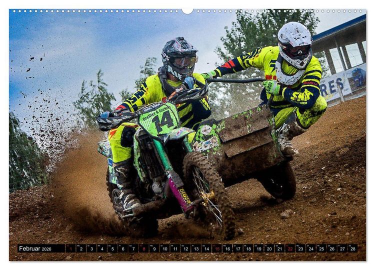 Produktbild: Blickpunkte Motocross (hochwertiger Premium Wandkalender 2026 DIN A2 quer), Kunstdruck in Hochglanz