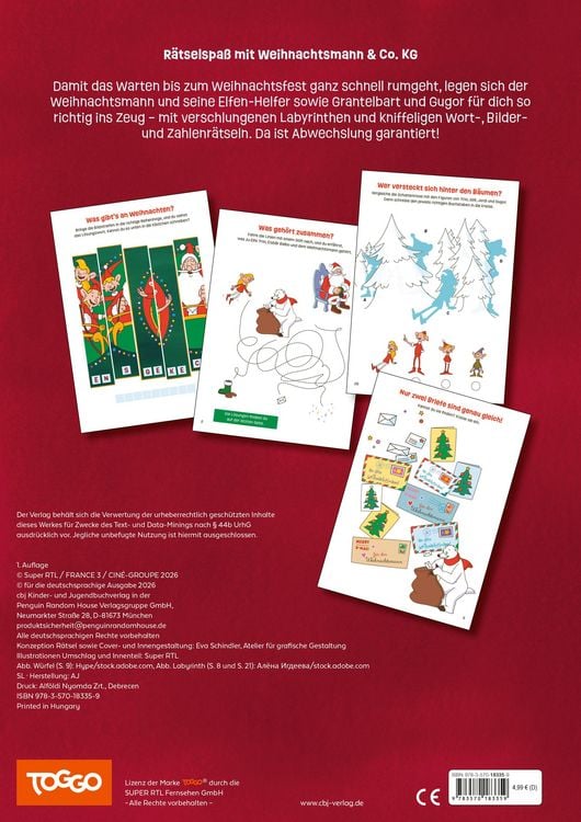 Produktbild: Weihnachtsmann & Co. KG - O du fr&ouml;hliche R&auml;tselzeit