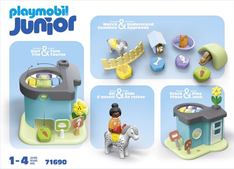 Produktbild: 71690 JUNIOR Tierpension mit Futterspender