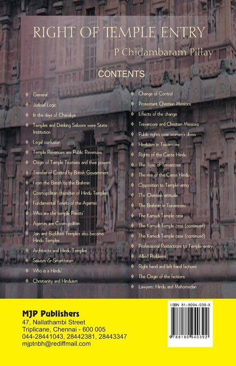 Produktbild: Right of Temple Entry