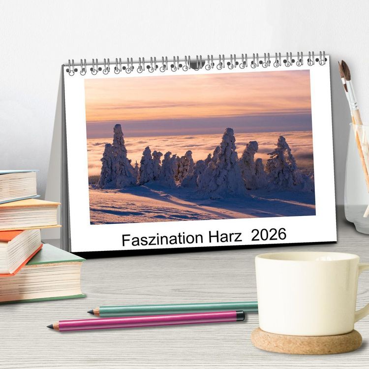 Produktbild: Faszination Harz 2026 (Tischkalender 2026 DIN A5 quer), CALVENDO Monatskalender