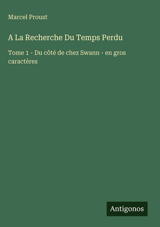 Produktbild: A La Recherche Du Temps Perdu