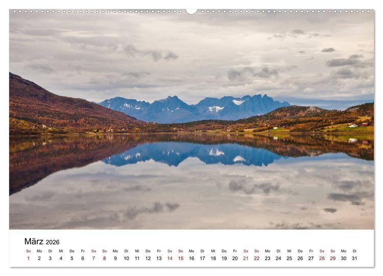 Produktbild: Skandinavien - Hoch im Norden (Wandkalender 2026 DIN A2 quer), CALVENDO Monatskalender