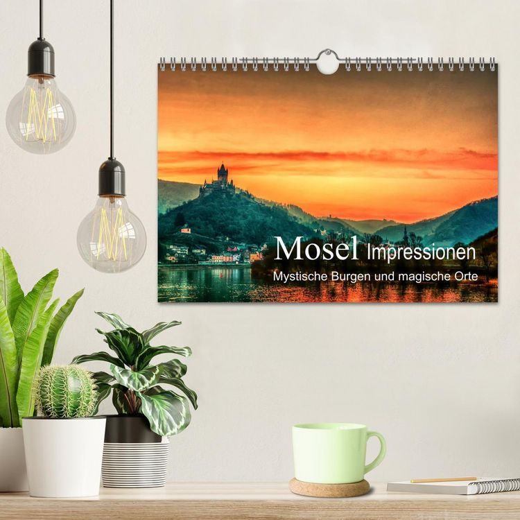 Produktbild: Mosel Impressionen Mystische Burgen und magische Orte (Wandkalender 2026 DIN A4 quer), CALVENDO Monatskalender