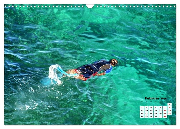 Produktbild: Tr&auml;ume in T&uuml;rkis - Bilder aus Kuba (Wandkalender 2026 DIN A3 quer), CALVENDO Monatskalender