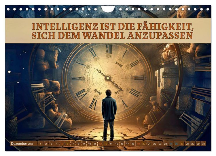 Produktbild: Im Flow der Zeit - im Hier und Jetzt (Wandkalender 2026 DIN A4 quer), CALVENDO Monatskalender