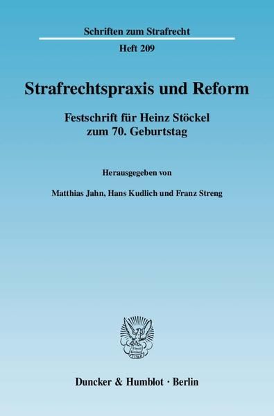 Produktbild: Strafrechtspraxis und Reform.