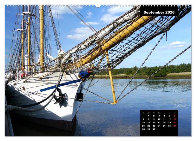 Produktbild: Bitte ein Schiff! (hochwertiger Premium Wandkalender 2026 DIN A2 quer), Kunstdruck in Hochglanz