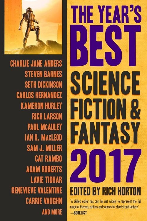 Produktbild: The Year's Best Science Fiction & Fantasy, 2017 Edition (The Year's Best Science Fiction & Fantasy, #9)