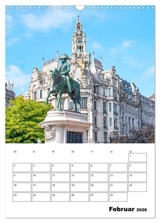 Produktbild: Porto - ein Traumreiseziel (Wandkalender 2026 DIN A3 hoch), CALVENDO Monatskalender