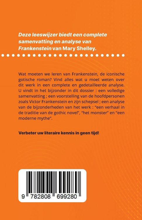 Produktbild: Frankenstein van Mary Shelley (Boekanalyse)