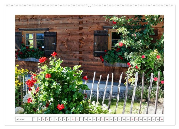 Produktbild: Oberstdorf zu allen Jahreszeiten (hochwertiger Premium Wandkalender 2027 DIN A2 quer), Kunstdruck in Hochglanz