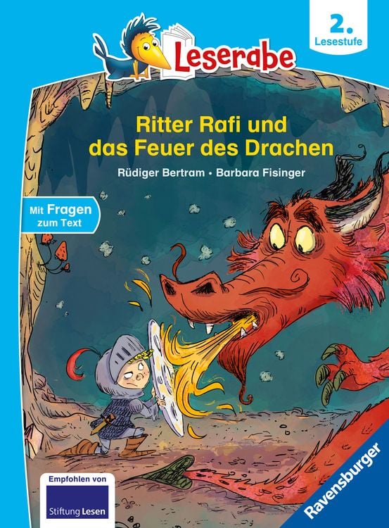 Produktbild: Leserabe 2. Lesestufe - Ritter Rafi und das Feuer des Drachen
