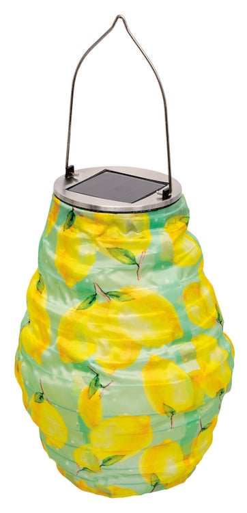 Produktbild: Blatt & Bl&uuml;te Solar-Lampion Lemon