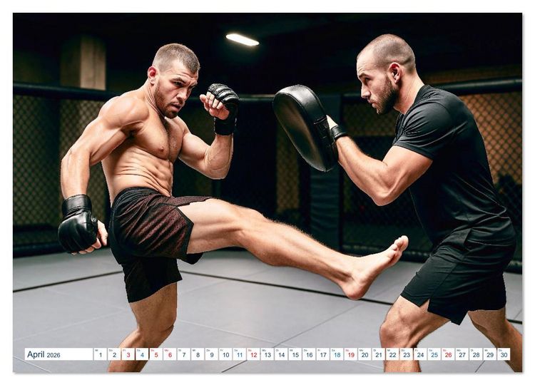 Produktbild: MMA Mixed Martial Arts (Wandkalender 2026 DIN A3 quer), CALVENDO Monatskalender